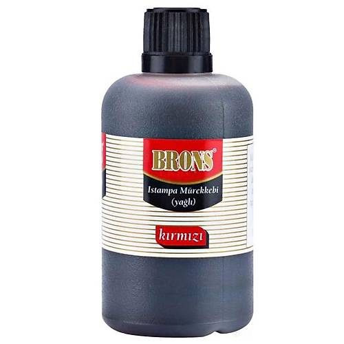 Brons Istampa M�rekkebi Ya�l� 500 CC K�rm�z� BR-322