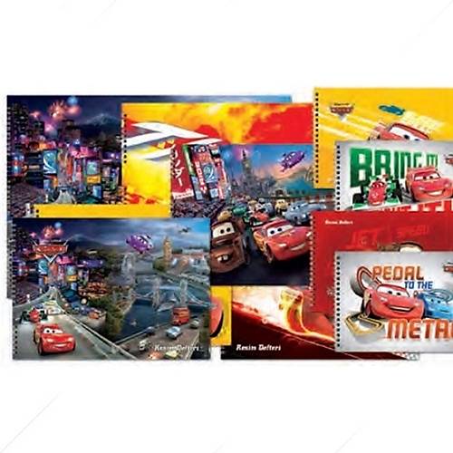 Keskin Color Resim Defteri Spiralli 15 YP 25x35 Cars 300215-33 (24 l paket)