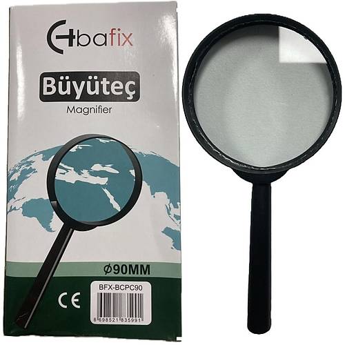 Bafix B�y�te� Cam Plastik �er�eveli 90 MM BFX-BCPC90