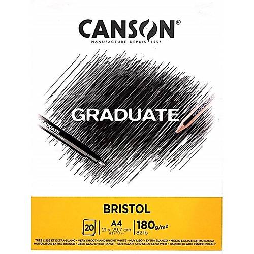 Canson �izim Blo�u Graduate Cangrad Bristol 20 Syf A4 180 GR