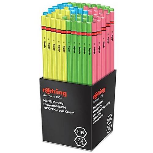 Rotring Kurun Kalem Neon Fosforlu 2090066 (72 li)