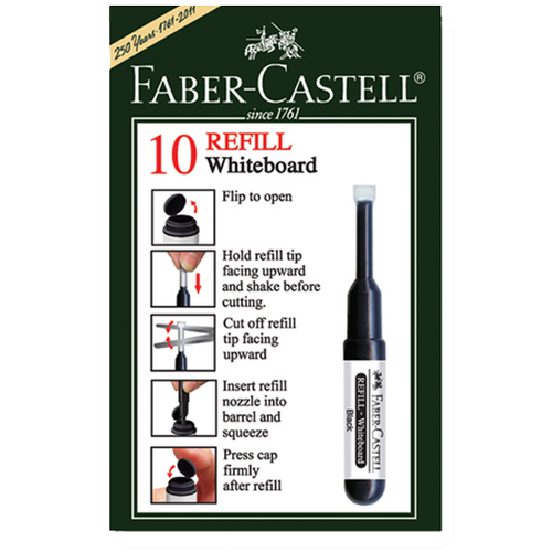 Faber-Castell Tahta Kalem Mrekkebi (10 lu )  W20 Siyah 25 43 99