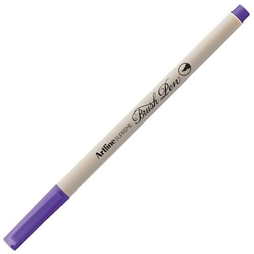 Artline Supreme Brush U�lu Kalem Fosforlu Mor(12 li paket) LV-A-EPFS-F BRI PURPLE