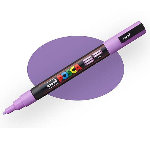 Uni-Ball Posca 0.9-1.3 Su Bazl� Boyama Mark�r� Lavanta N PC-3M