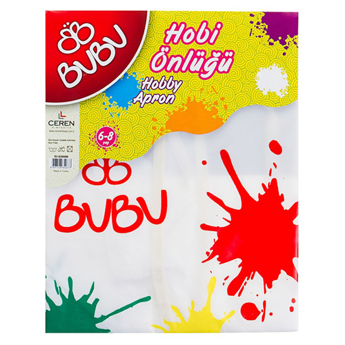 Bu-Bu Boyama �nl��� 6-8 Ya� Su Ge�irmez (kar���k renk) BUBU00006