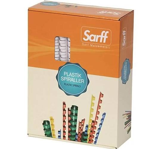 Sarff Spiral Plastik 375 SY 38 MM Beyaz (50 li paket) 15202076
