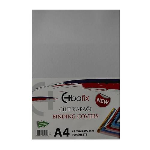 Bafix Cilt Kapa�� Plastik Opak A4 160 MIC �effaf (100 l�)