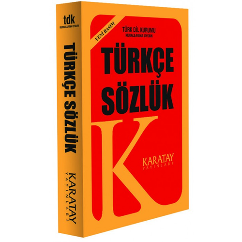 4E S�zl�k T�rk�e Plastik Kapak 1.Hamur Sar� Karatay Yay�nevi