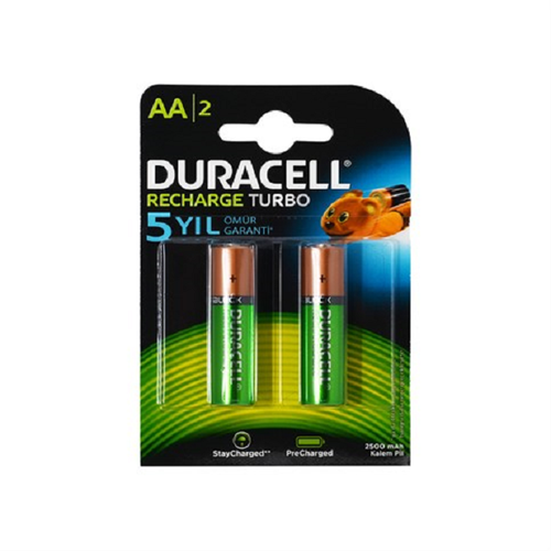 Duracell �arjl� Kalem Pil (AA) 2500 MAH 1,2 V 2 L�