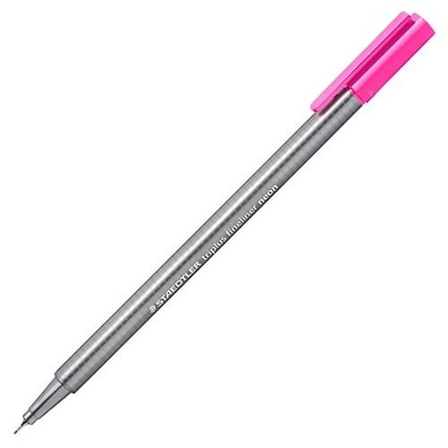 Staedtler Fineliner Triplus gen 0.3 MM Neon Pembe  (10 adet)334-221