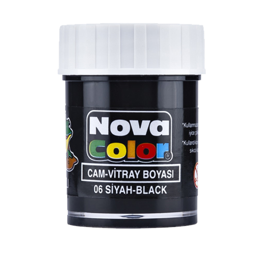 Nova Color Cam Boyas Su Bazl ie Siyah(12 adet) NC-154