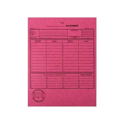 Alemdar Mahkeme Dosyas Pembe (50 li)