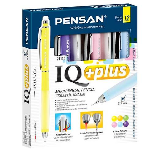 Pensan Versatil Kalem IQ 0.5 MM 21130-12-LI-PKT