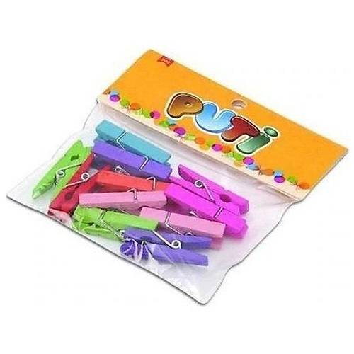 Puti Ah�ap B�y�k Mandal Renkli 12 Li 8801