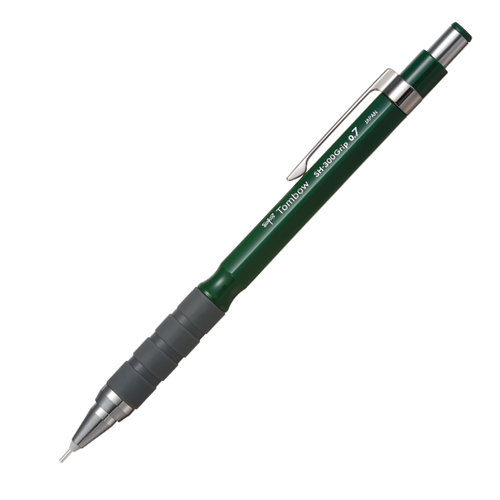 Tombow Versatil Kalem SH-300 Grip 0.7 MM Koyu Yeil SH-GR64R7-12-LI-PKT