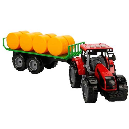 Sunman Oyuncak Sesli ve I��kl� S�rtmeli R�morklu Trakt�r