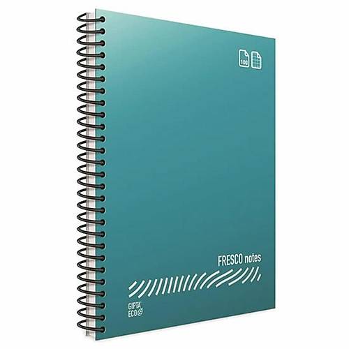 Gpta Fresco Spiralli Dz Plastik Defter A5 96 YP Kareli 4945 (12 li)