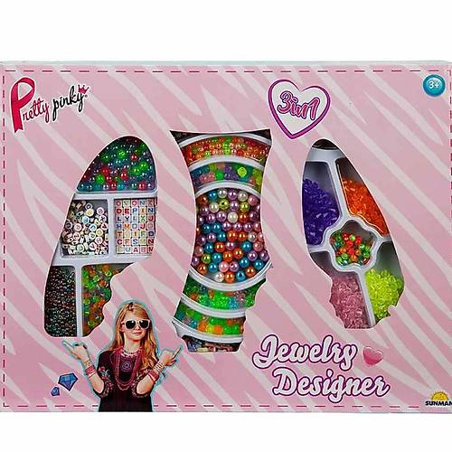 Sunman Oyuncak Hobi Set Tak� Yap�m� Boncuklu 3In1