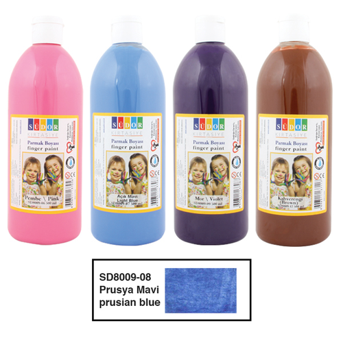 S�dor Parmak Boyas� 500 ML Prusya Mavi SD8009-08