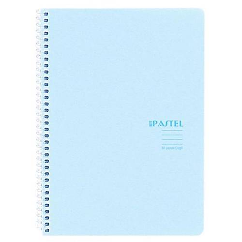 Keskin Color Plastik Kapak Spiralli Pastel Note Defter 17x24 80 YP �izgili  (6 l�)327751-99
