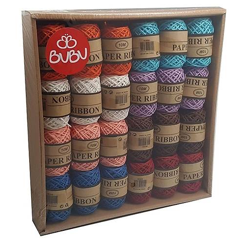 Bu-Bu Renkli J�t �p 10M 24 L� 6 Natural+18 Renkli BUBU-KI0003