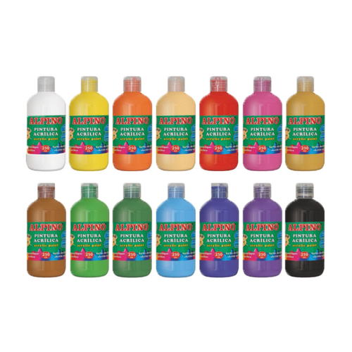 Alpino Akrilik Boya �i�e 250 ML Kahverengi DV-027