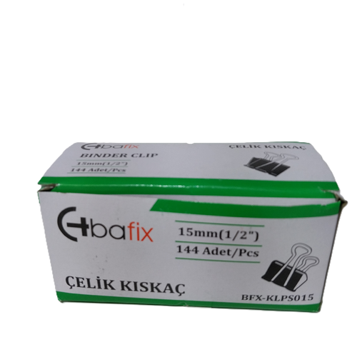 Bafix K�ska� (Klips) �elik 15 MM Bfx-Klps015