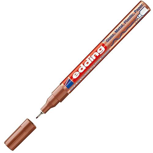 Edding Mark�r Boya Dekor 0.8 MM Yuvarlak U�lu Bak�r 780 (10 adet)