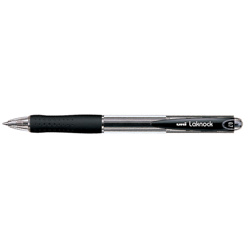 Uni-Ball Tkenmez Kalem( 12 adet) Laknock Micro 0.7 MM Mekanik Bilye U Siyah SN-100
