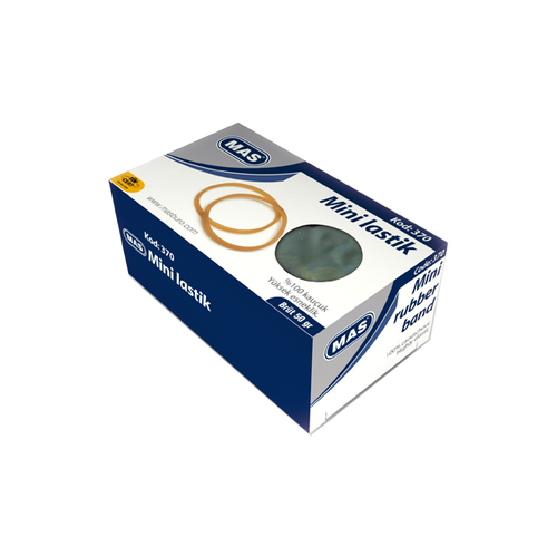Mas Ambalaj Lastik Kutu Mini %100 Kau�uk 50 GR 370
