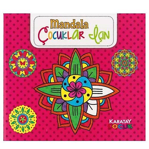 4E Boyama Kitab� �ocuklar ��in Mandala Pembe Karatay