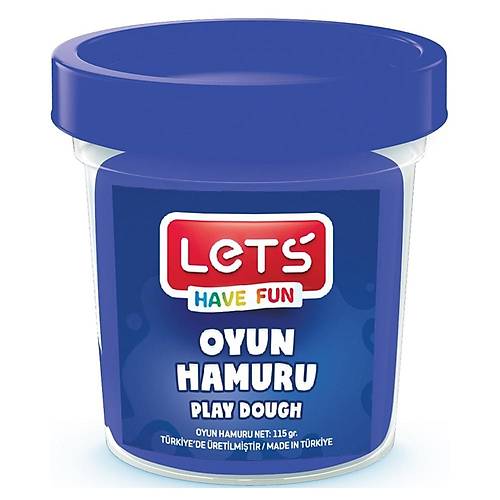 Lets Oyun Hamuru Tek Renk Lacivert 110 GR L8440-11