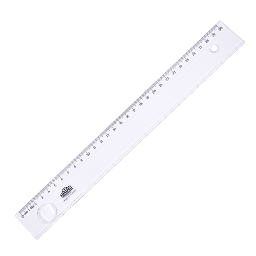 Hatas Standart Cetvel(25 adet) Plastik Mercekli Geni� 30 CM 0161