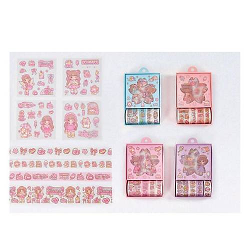 G�pta Renkli Bant Begg�n 4ad Bant-4ad Sticker Set K8900