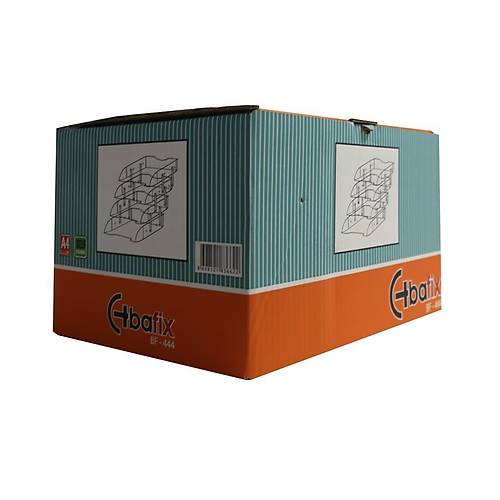 Bafix Evrak Raf� Hareketli Plastik 4 L� �effaf BFX 444