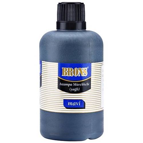 Brons Istampa M�rekkebi Ya�l� 500 CC Mavi BR-321