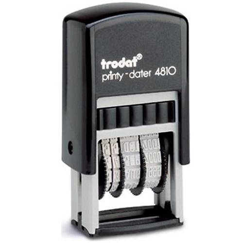 Trodat Tarih Ka�esi Otomatik T�rk�e 3 MM Mavi Ke�e 4810