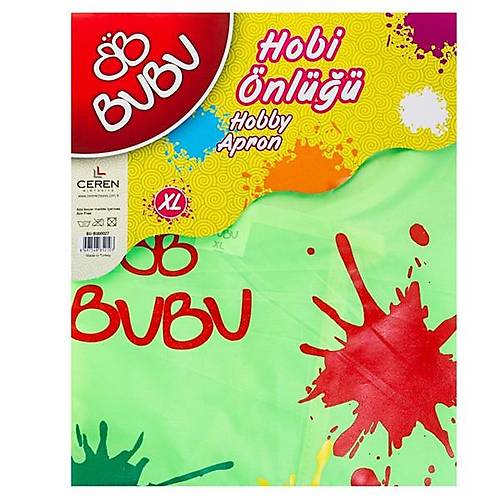 Bu-Bu Boyama �nl��� +10 Ya� Su Ge�irmez XL (kar���k renk)BUBU00027