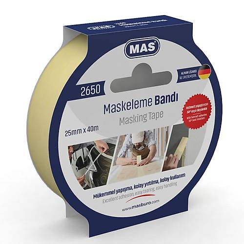 Mas Krepe (Maskeleme) Bant� 25 MM x 40 M 2650