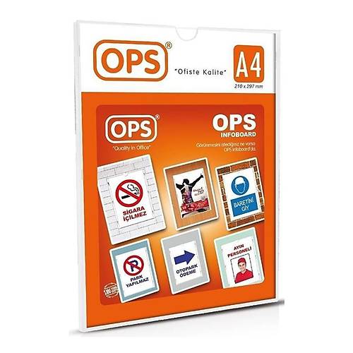Ops Afi� Ta��y�c� Sergileme �r�n� Duvar Tipi A4 070