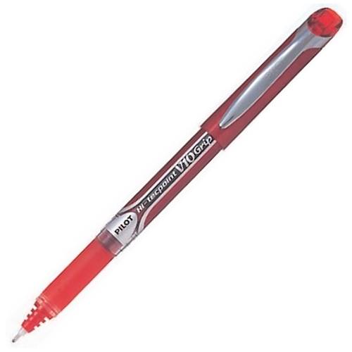 Pilot Roller Kalem V10 Grip 1.0 MM K�rm�z� BXGPN-V10-R-12-PKT