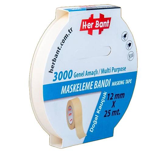 Her Bant Krepe (Maskeleme) Band� 12 MMx25 Mt 3000