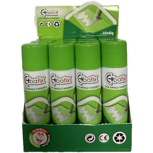 Bafix Stick Yap��t�r�c� 40 GR BFX-4012DW-12-PKT