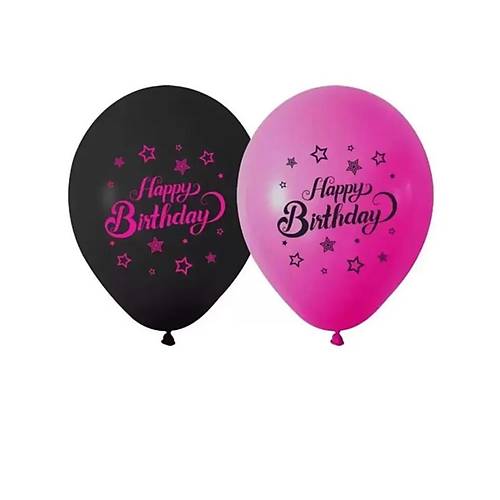 Balonevi Balon 1+1 P�nk Stars Bask�l� 12
