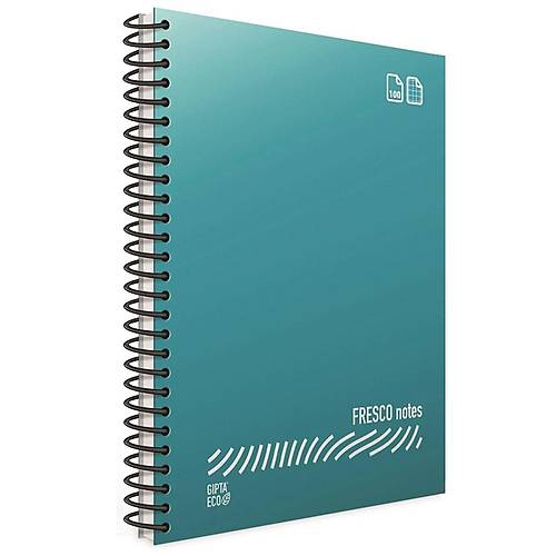 Gpta Fresco Spiralli Dz Plastik Defter A5 72 YP Kareli 4943 (12 adet fiyat)