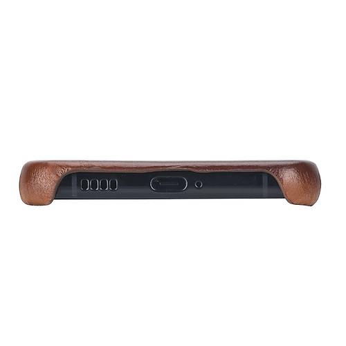 Samsung Galaxy S22 Plus Uyumlu Deri Arka Kapak UJ RST2EF Taba