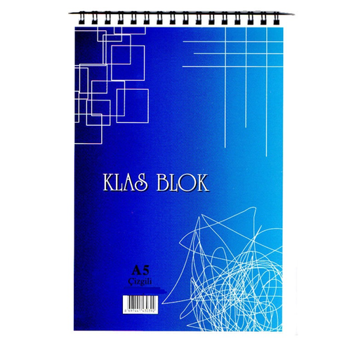 Klas Bloknot Spiralli Office Book Kareli 100 YP A5 (6 adet)