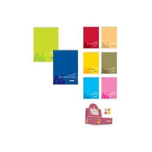 Klas Bloknot Plastik Spiralli A-5 izgili 72 Yaprak 6 L (1 Paket 6 Adet)