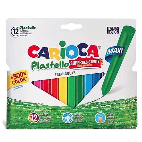 Carioca Pastel Boya Jumbo ��gen Elle. Kir. Y�kanabilir 12 Li 42671