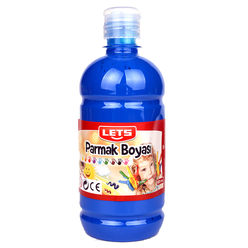 Lets Parmak Boyas� 500 ML Mavi L-5006